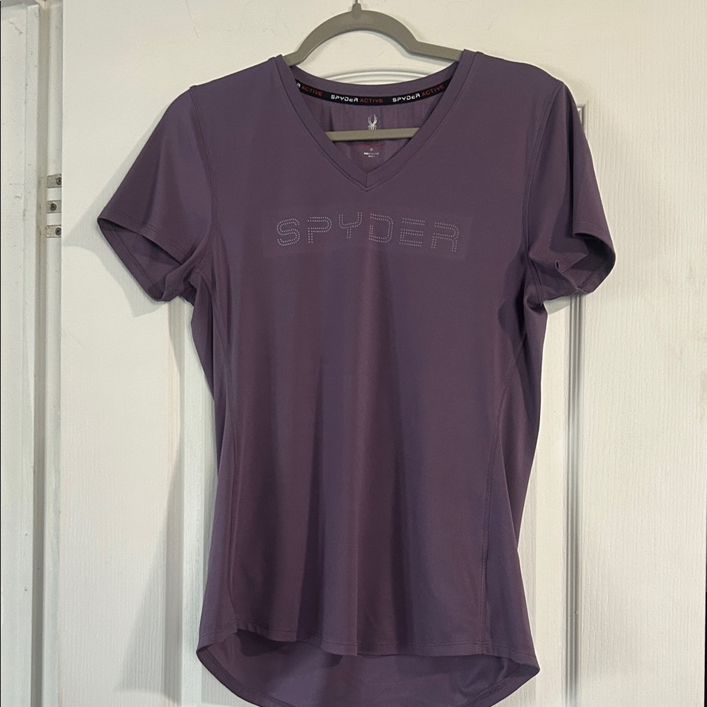 Spyder Women's Short Sleeve Purple Tee